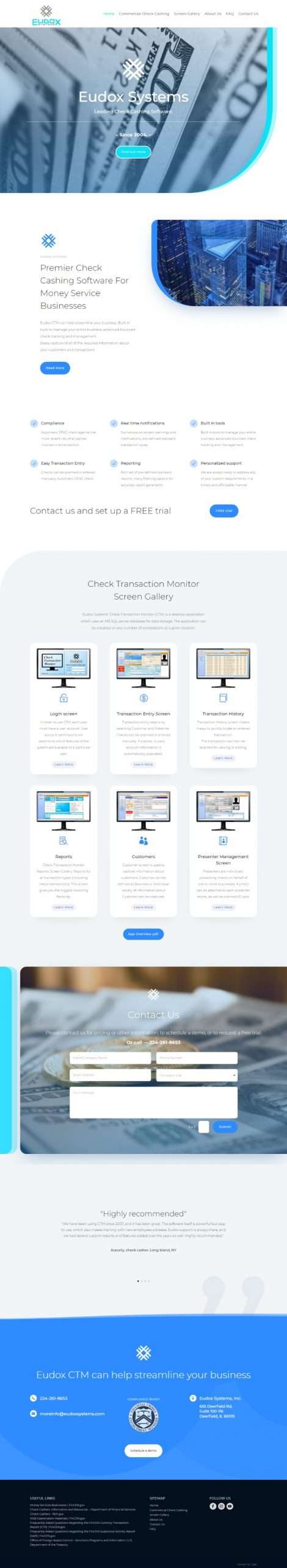 Meli web designer portfolio - software EduxSystems page